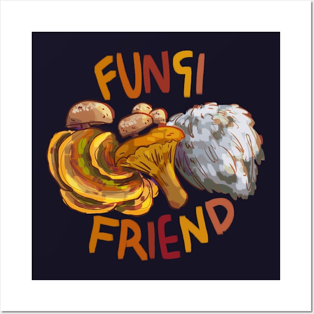 Fungi Friend Wall Art by Rumpled Crow